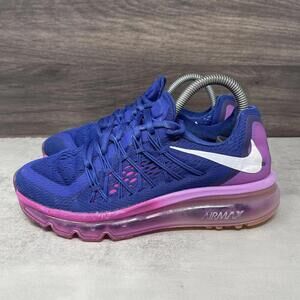 Nike Air Max 2015 Running Shoes Womens Size 6 Purple Pink Sneakers 698903-405